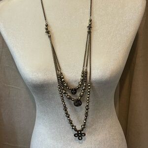 Chico’s Long Gold-tone Necklace